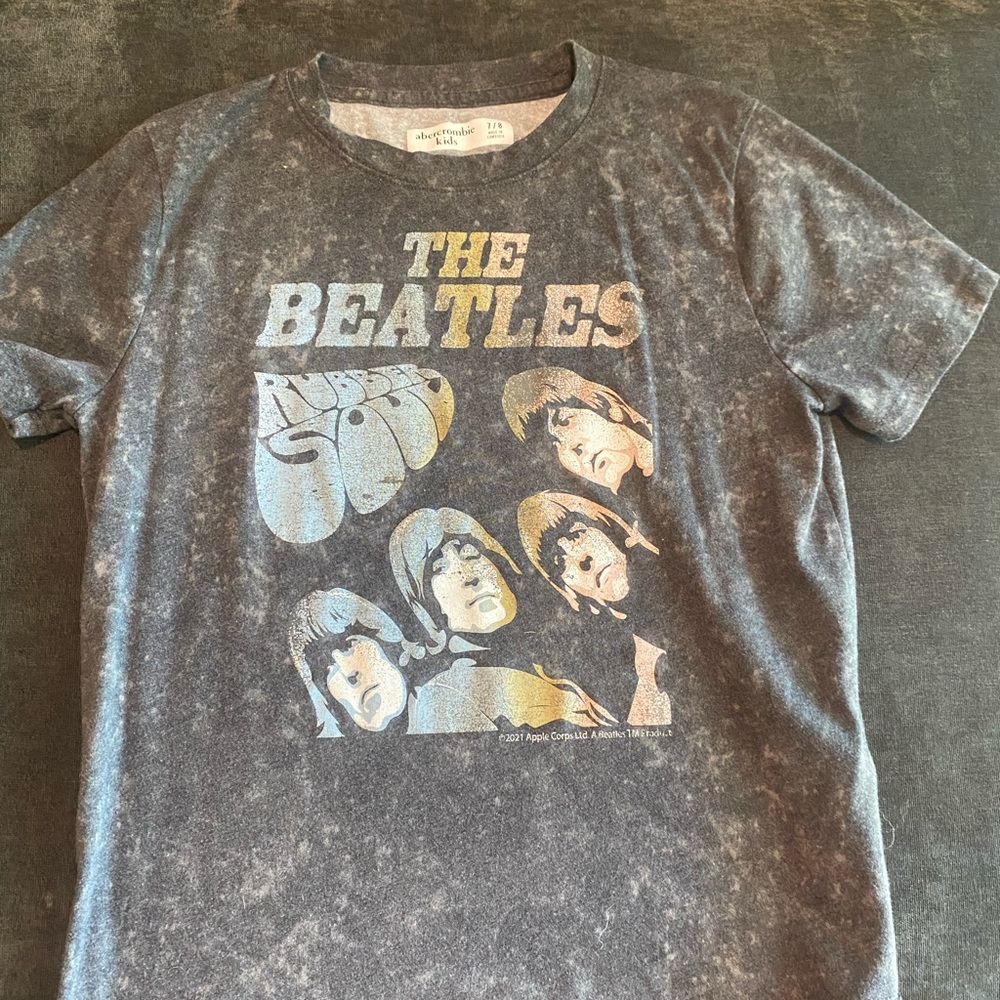 Girls 7/8 Abercrombie Beatles Graphic Tee